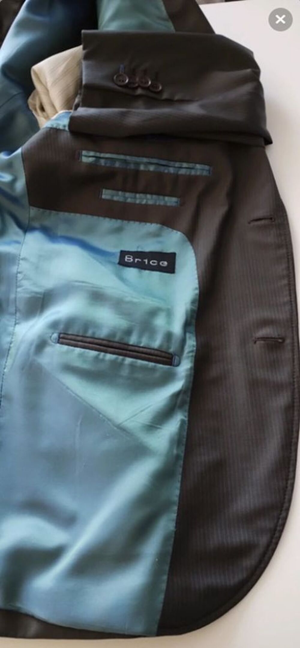 Ensemble de Costume Gris-Bleu > T50 &amp; 40 / 80% Laine Vêtements