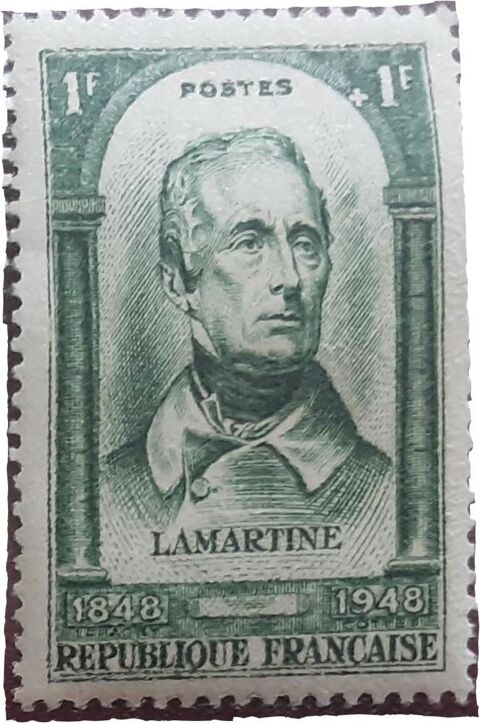 timbre,LAMARTINE 0 Pontoise (95)