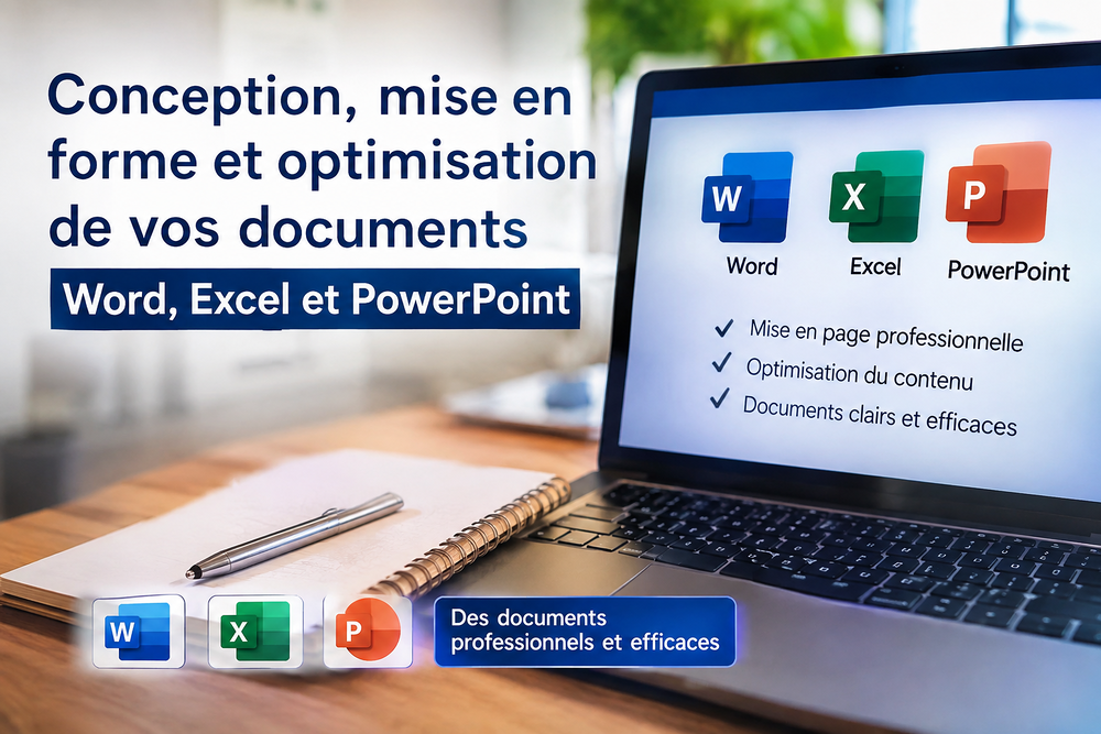   Conception, mise en forme et optimisation de vos documents  