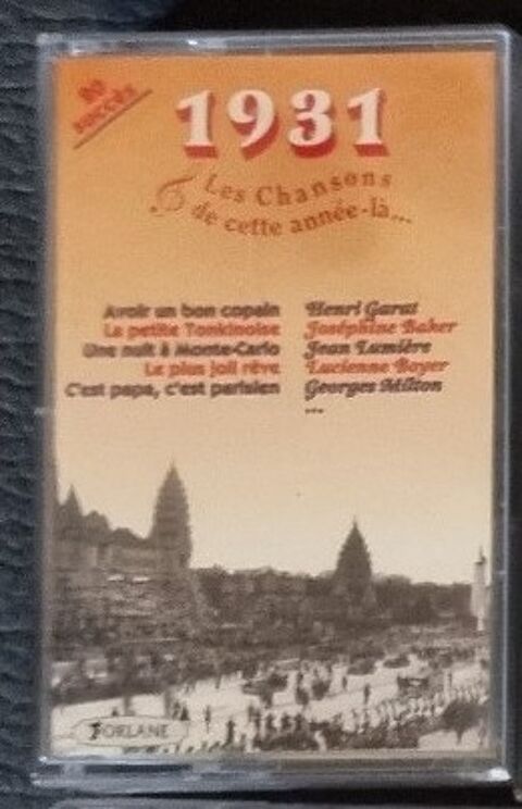 Cassette audio -  Les chansons de cette anne-l... 1931  10 Aix-les-Bains (73)