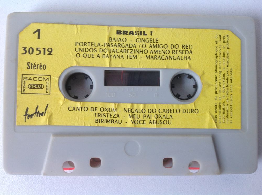 BRASIL K7 AUDIO Envoi Possible
CD et vinyles