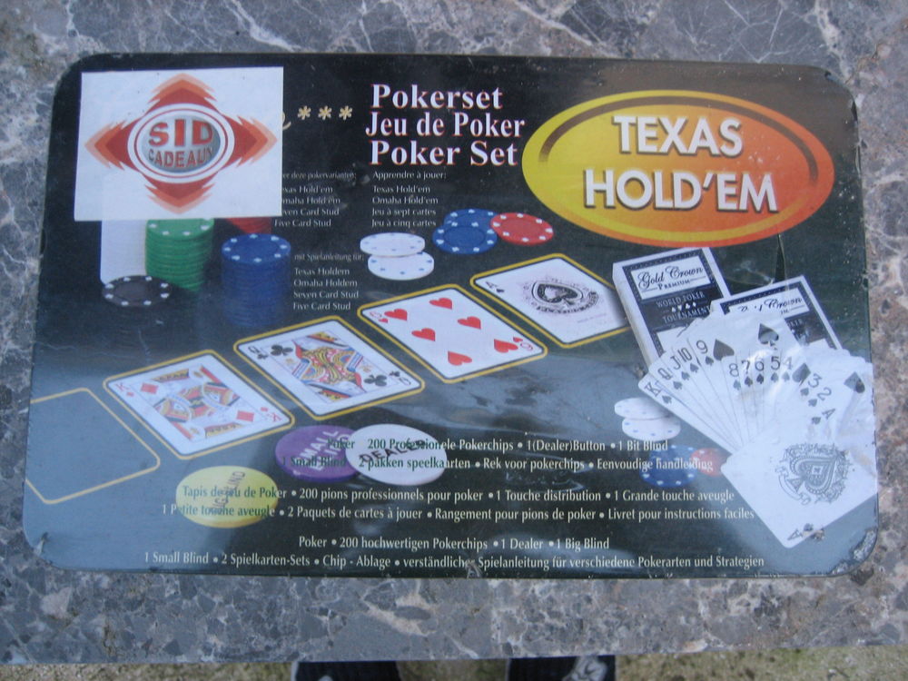 boite de poker texas hold'em Jeux / jouets