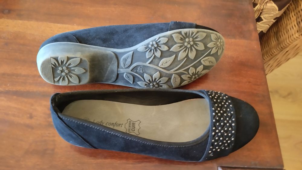 ballerines en cuir Chaussures