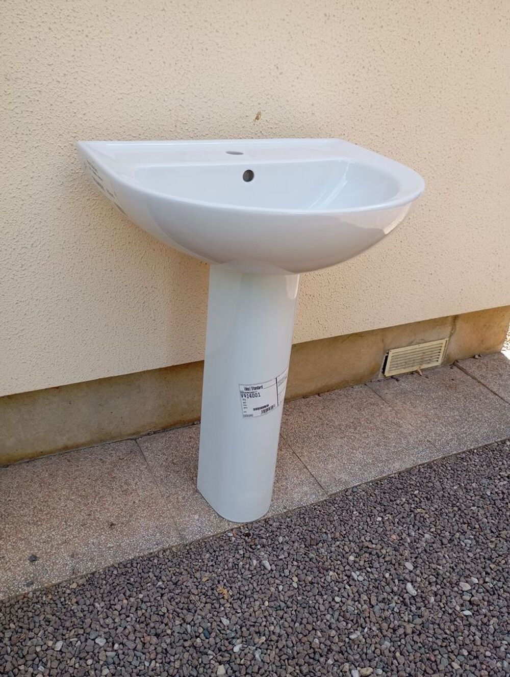 lavabo 60 cms blanc avec sa colonne - Id&eacute;al Standard Meubles