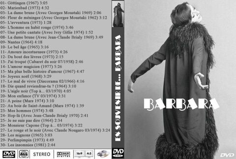Barbara DVD En souvenir de... 15 Marseille 12 (13)
