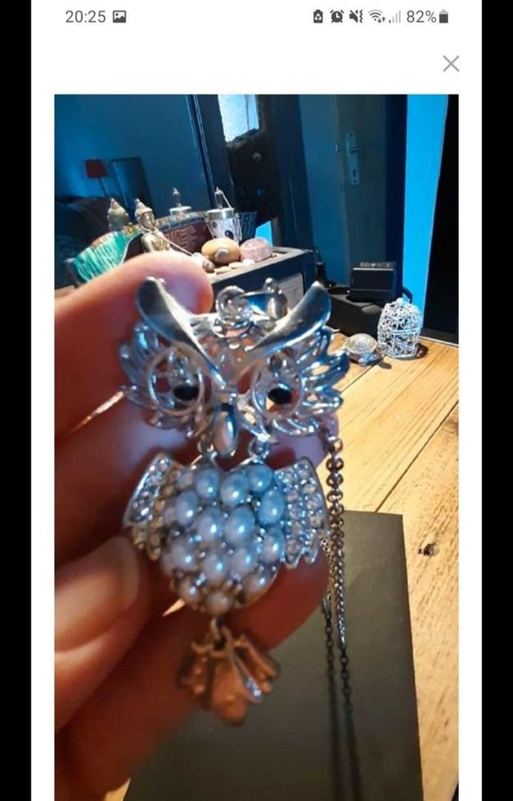 collier chouette Bijoux et montres