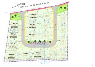  Terrain � vendre 305 m�