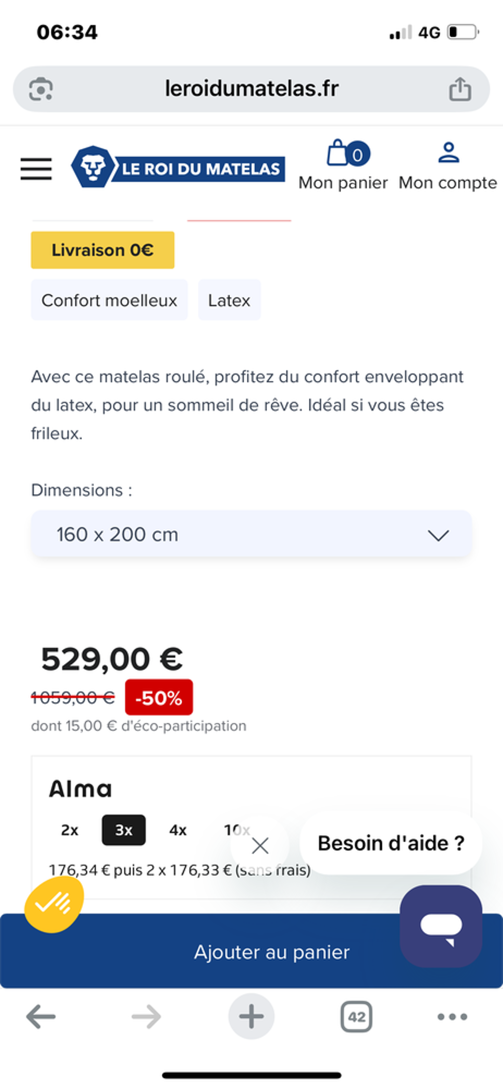 Matelas neuf Meubles
