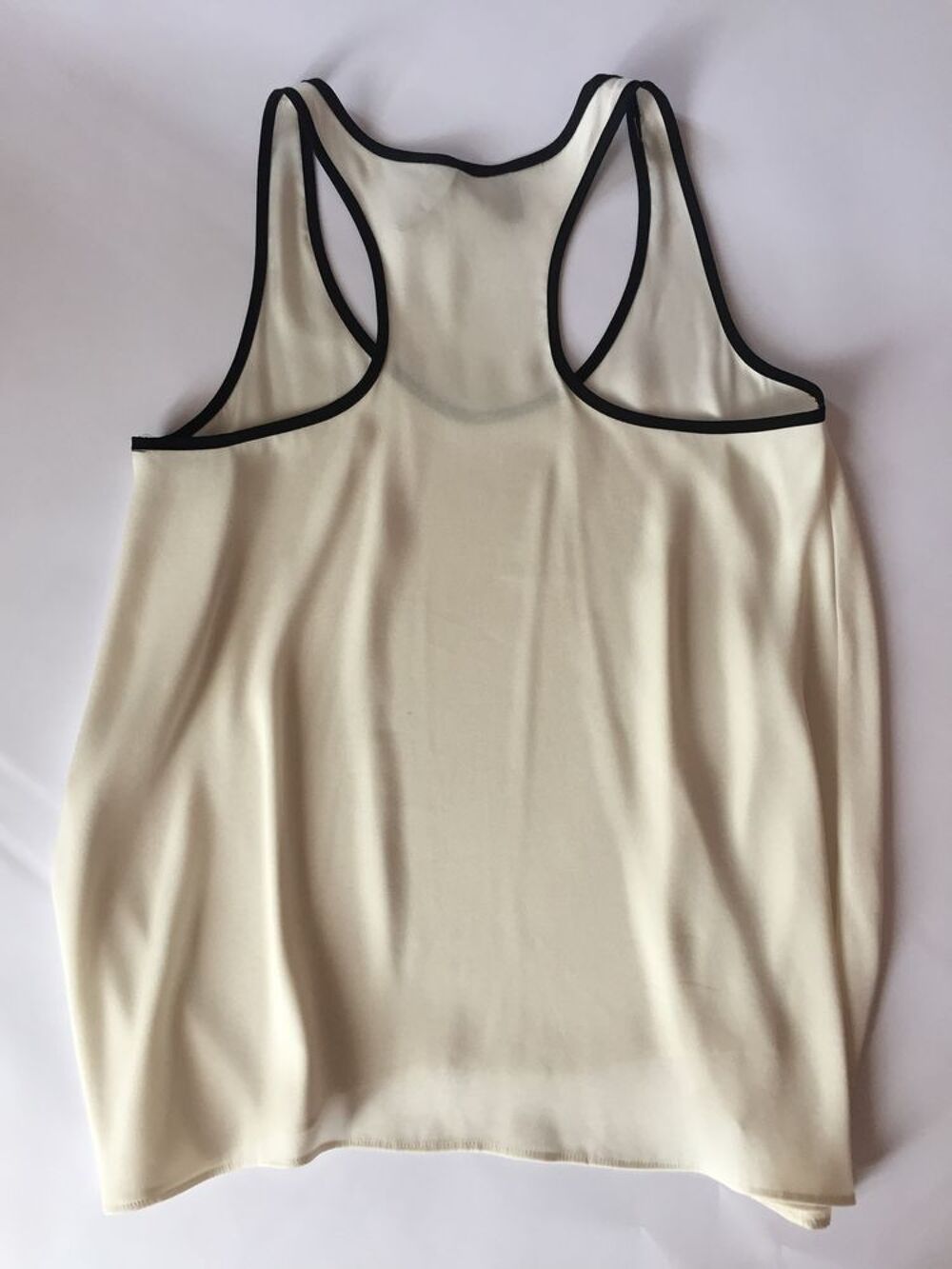 debardeur MANGO Ecru taille S Neuf Vêtements