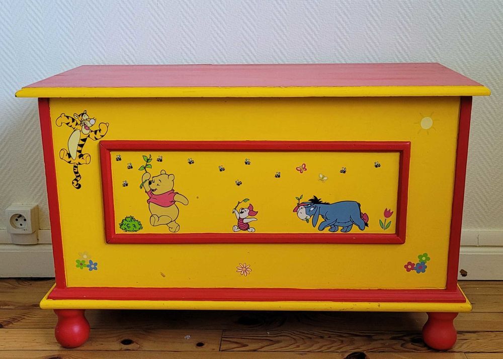 coffre &agrave; jouets winnie l'ourson Mobilier enfants