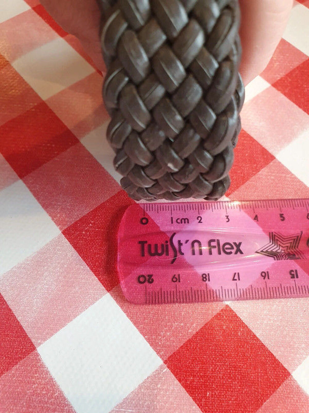 Ceinture tress&eacute;e marron Bijoux et montres
