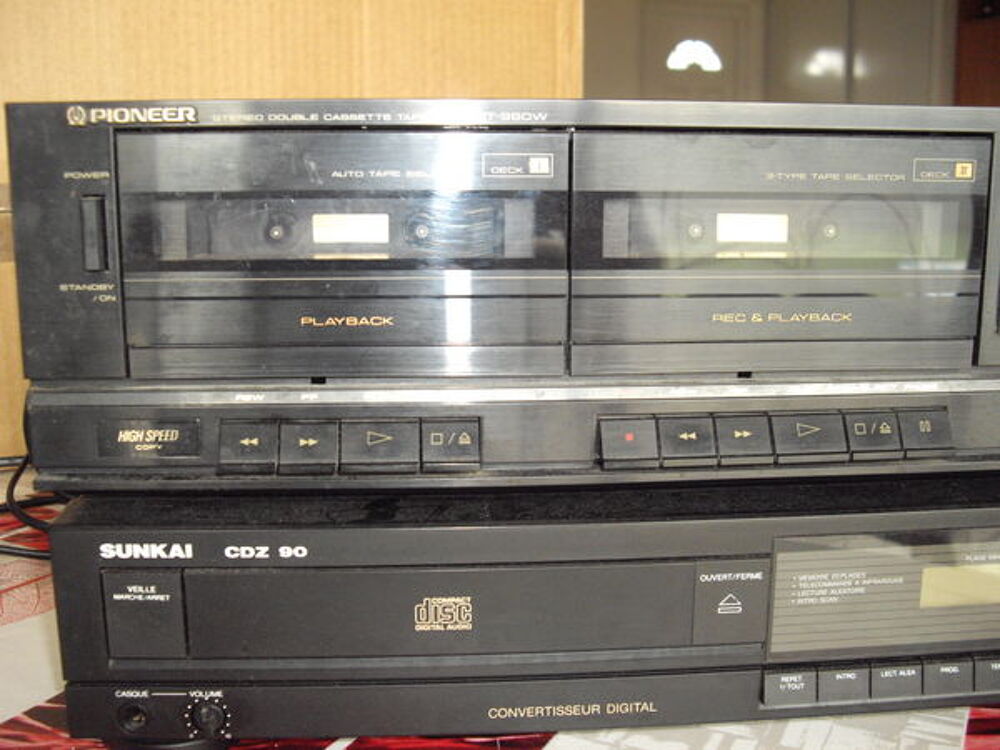 Pioneer CT-980W Double deck cassette Vintage Audio et hifi