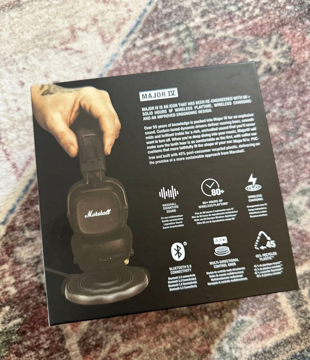 Marshall casque major IV marron Audio et hifi