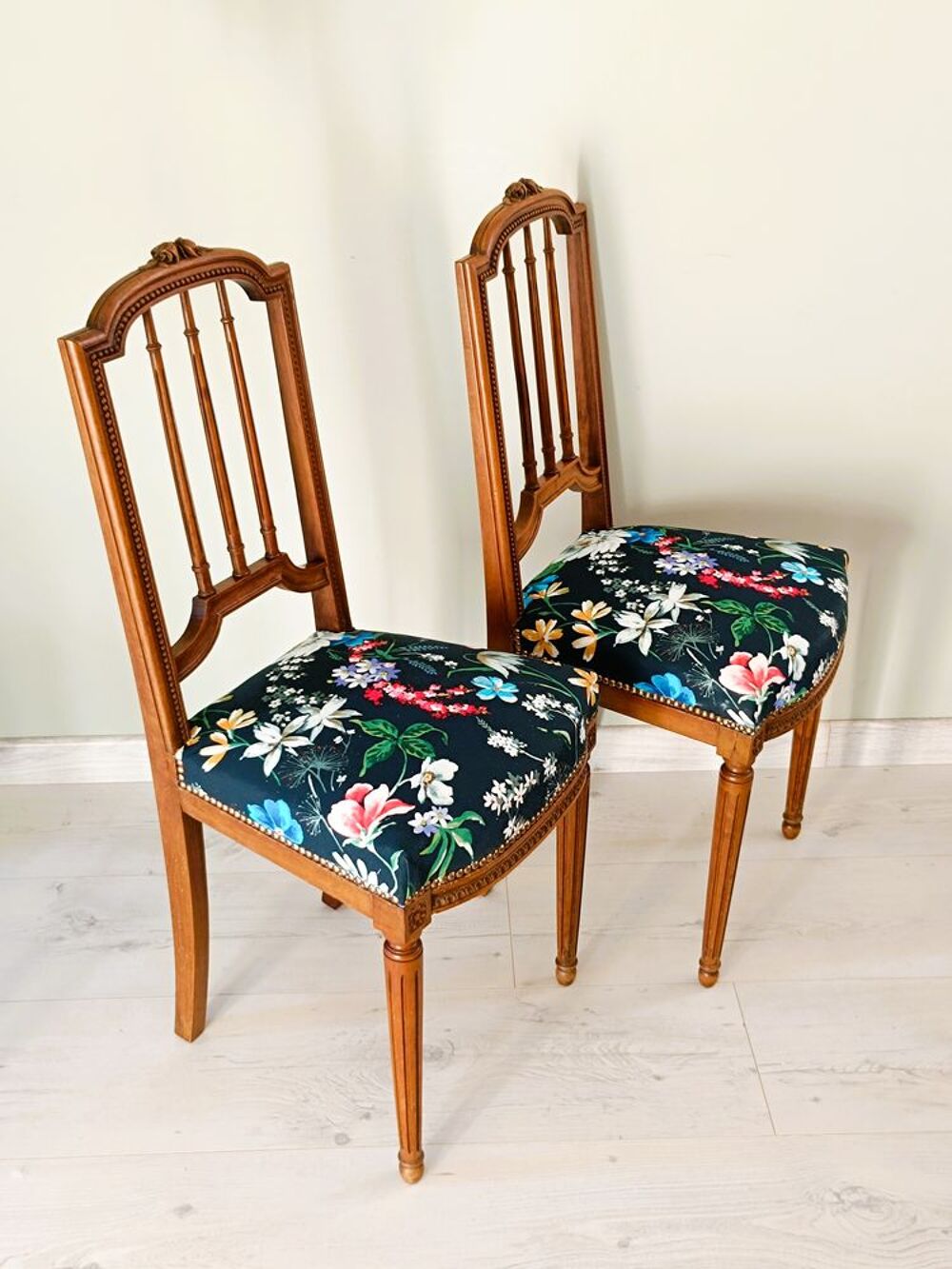 Paire de chaise Napol&eacute;on III Meubles