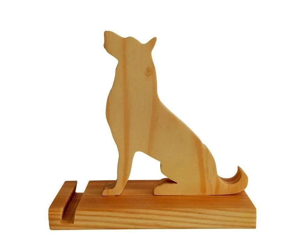 Socle Support t&eacute;l&eacute;phone et tablette chien Berger Allemand Téléphones et tablettes
