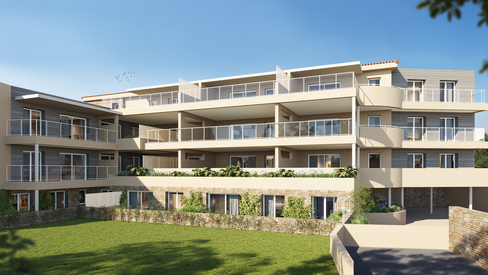 Vente Appartement sur plan : T2 de 50m² avec terrasse de 41,31m² Calvi