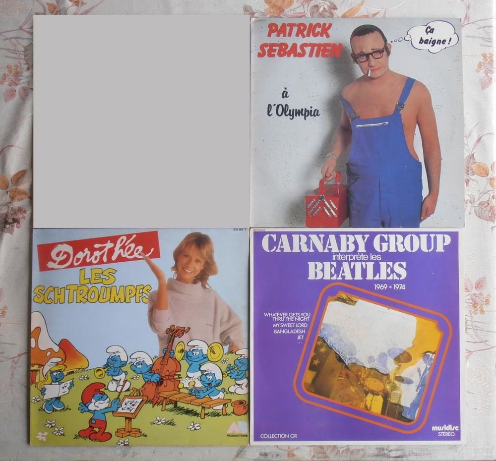 Disque vinyle 33 tours Doroth&eacute;e, Patrick S&eacute;bastien, Carnaby CD et vinyles