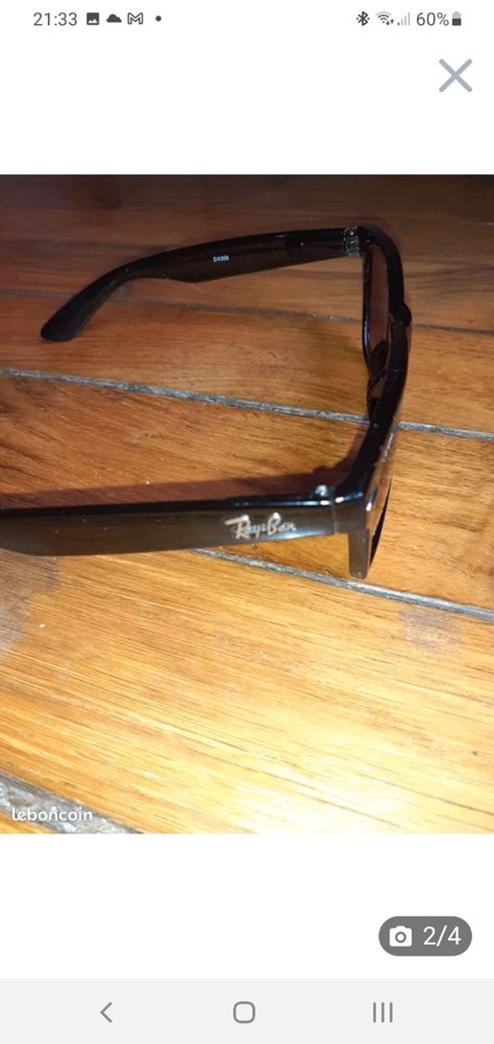 Lunette de soleil tr&egrave;s bonne &eacute;tat Bijoux et montres