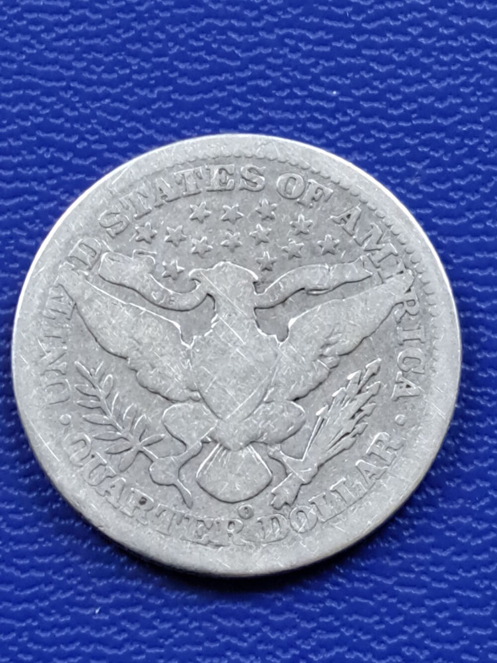 1900 O Etats-Unis 25 centimes argent New Orleans 