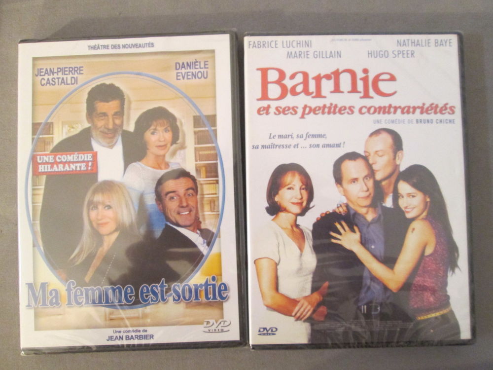 Lot 2 DVD com&eacute;dies (neufs sous blister) DVD et blu-ray