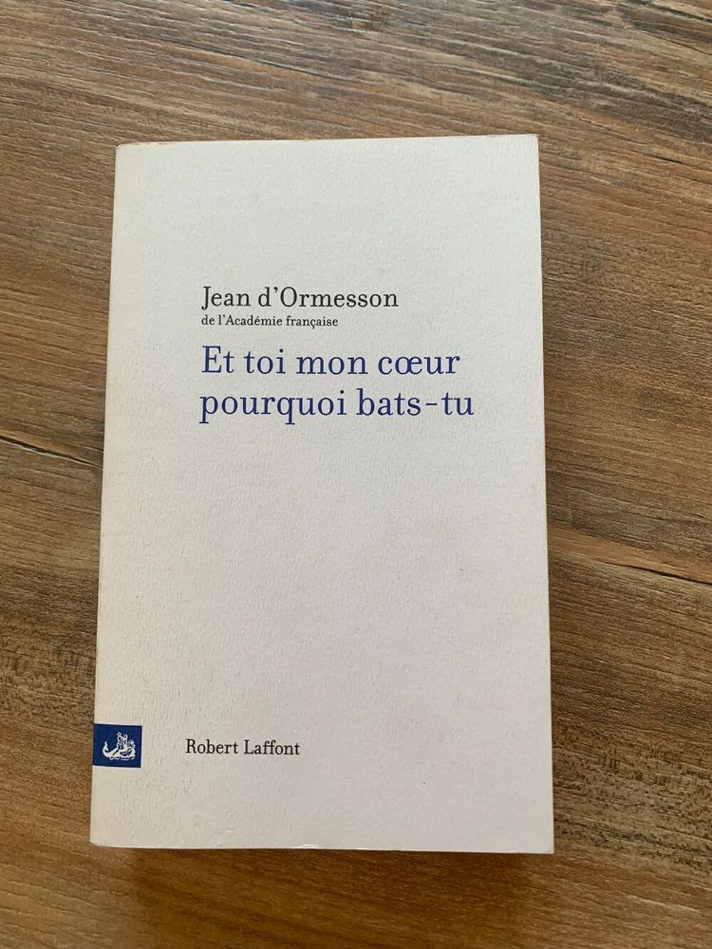 Livre Jean D' Ormesson " Et toi mon coeur po Livres et BD