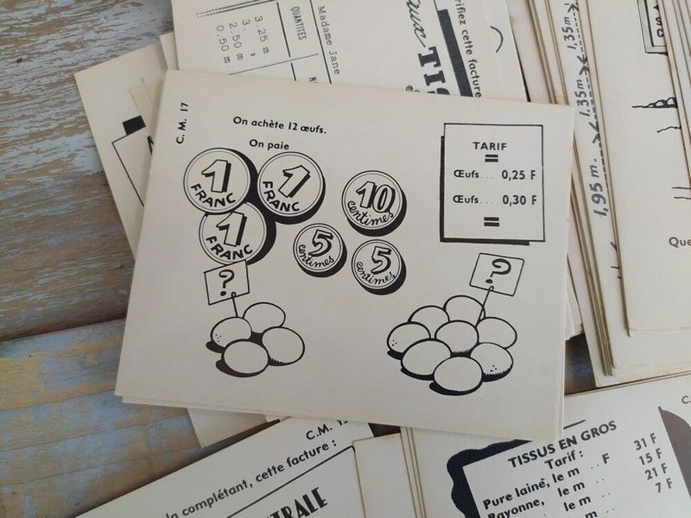 Les Probl&egrave;mes par L'Image CM1 Beugin-Winkopp ca1950 