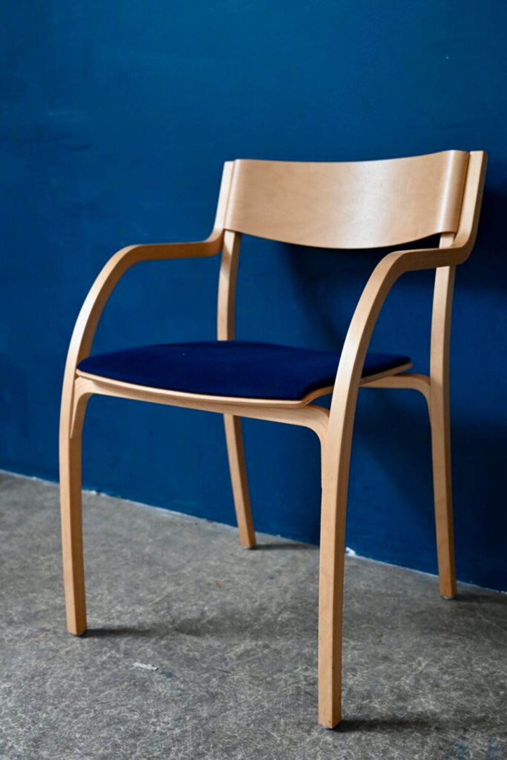 Lot de 4 chaises en bois vintage scandinave Meubles