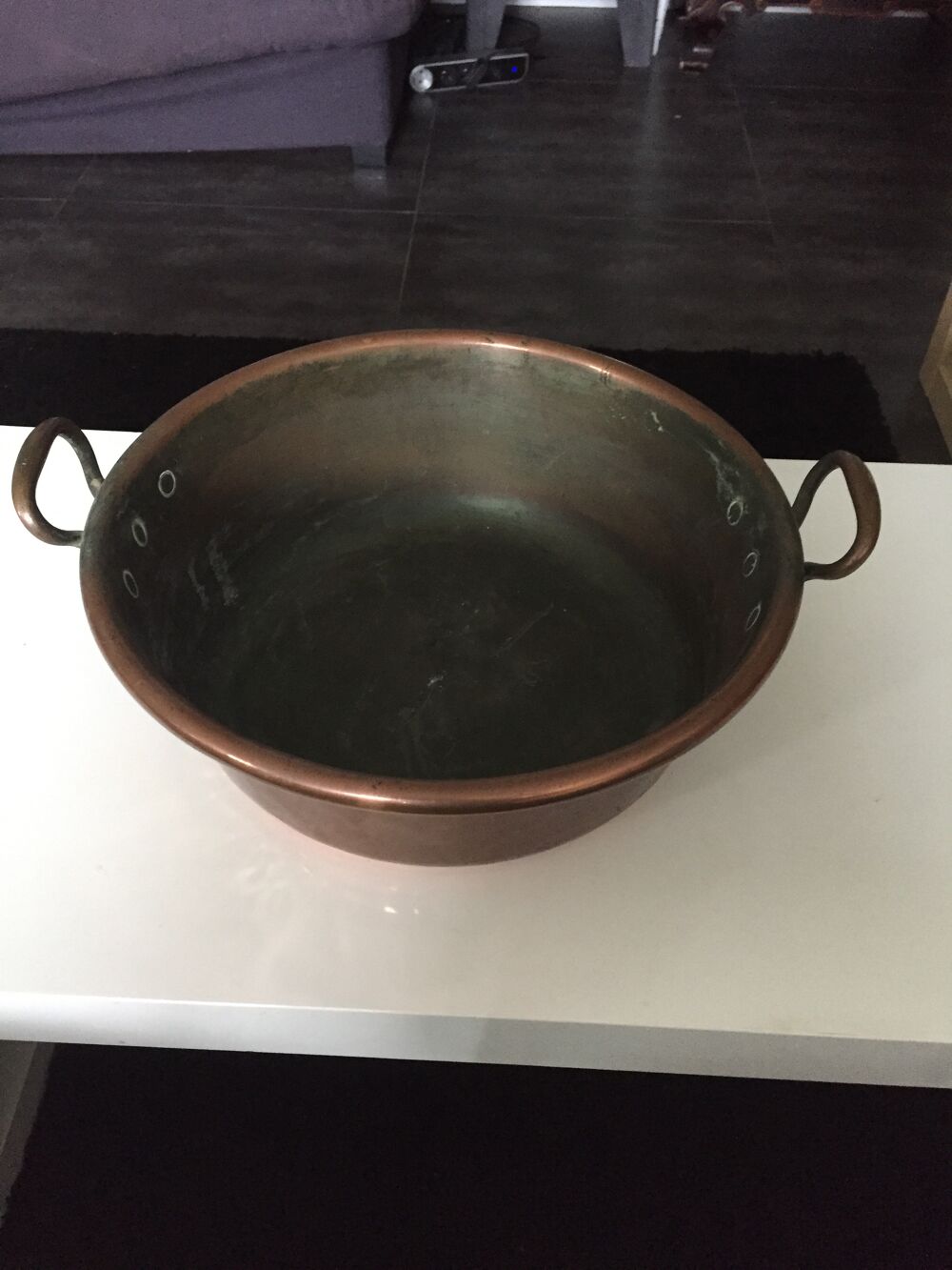 bassine en cuivre Décoration