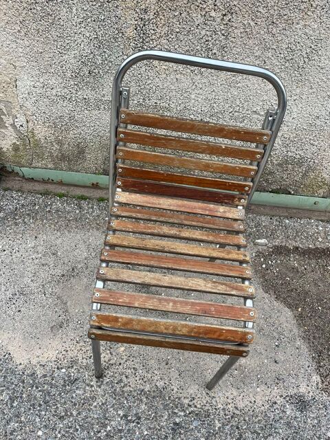 4 chaises bois et aluminium 60 Marseille 11 (13)