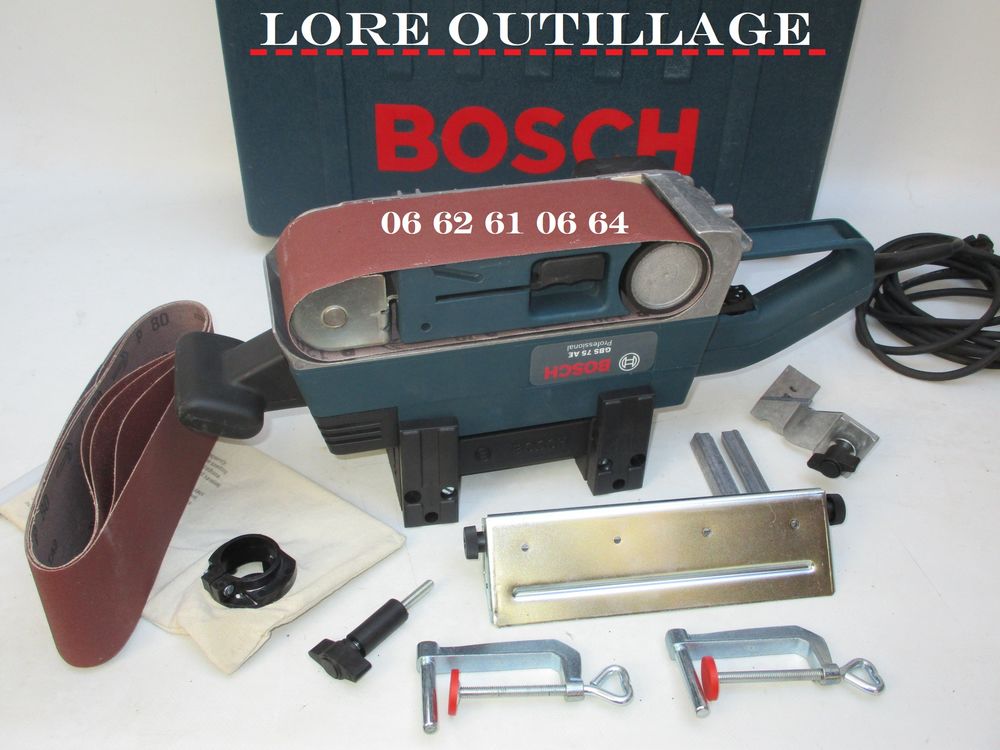 BOSCH GBS 75 AE - Ponceuse &agrave; bande
Bricolage