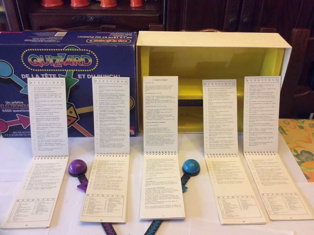 Jeu De Soci&eacute;t&eacute; &Eacute;ducatif Quizzard Annee 1988 Complet 