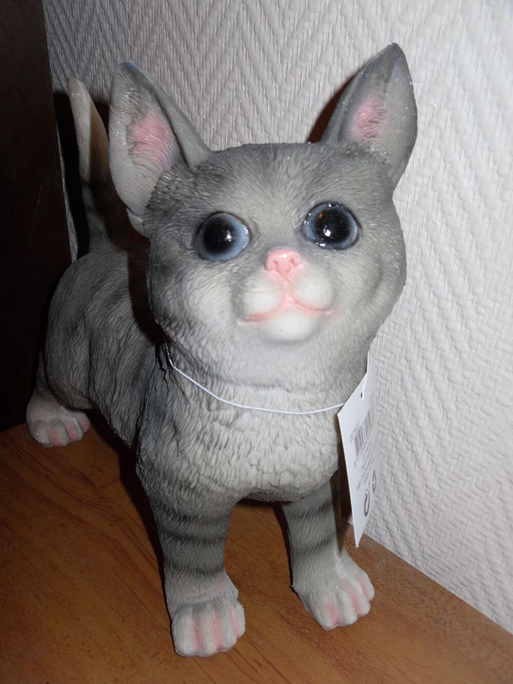 Chat d&eacute;coration de Jardin, v&eacute;randa, 38 cm, Neuf Jardin