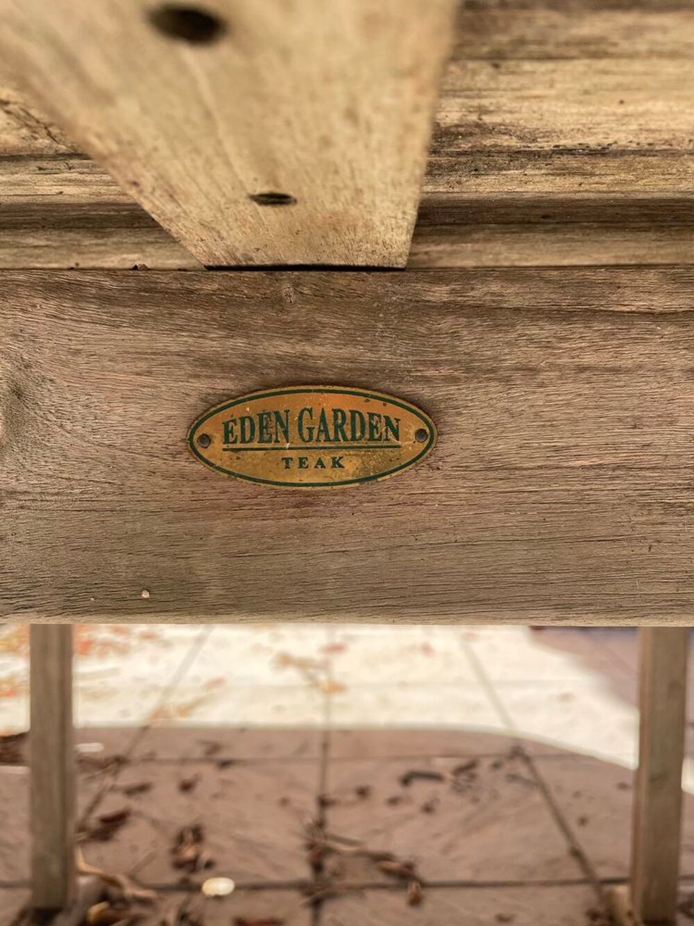 table de jardin en bois massif Meubles