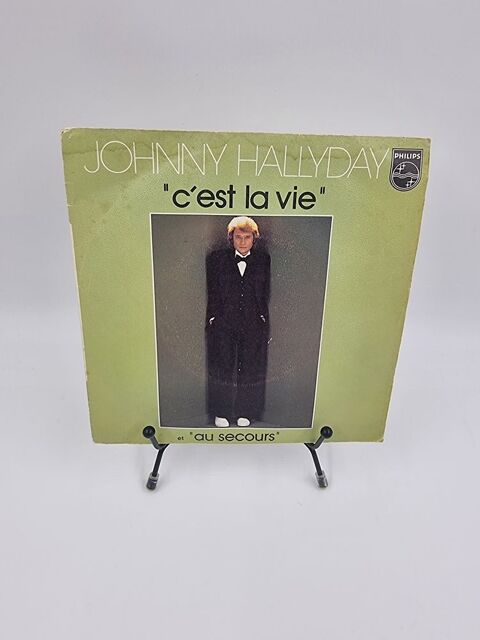 Vinyle 45 tours Johnny Hallyday : C'est la Vie / Au Secours 2 Vulbens (74)