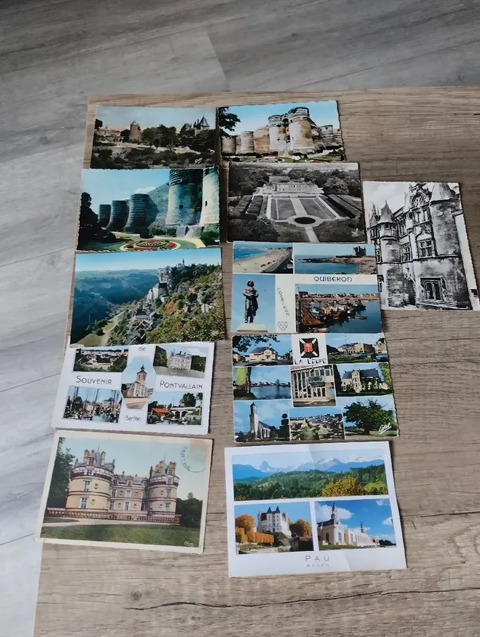 cartes postales vintages chateaux de france 4 Cou�ron (44)