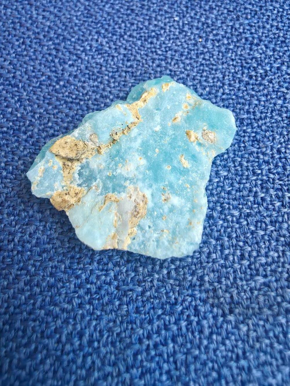 Superbe H&eacute;mimorphite Bleue Turquoise(Katanga)-6g 