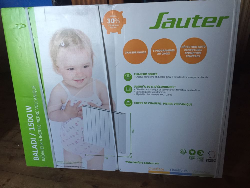 deux radiateurs &agrave; inertie steatite Baladi Electroménager
