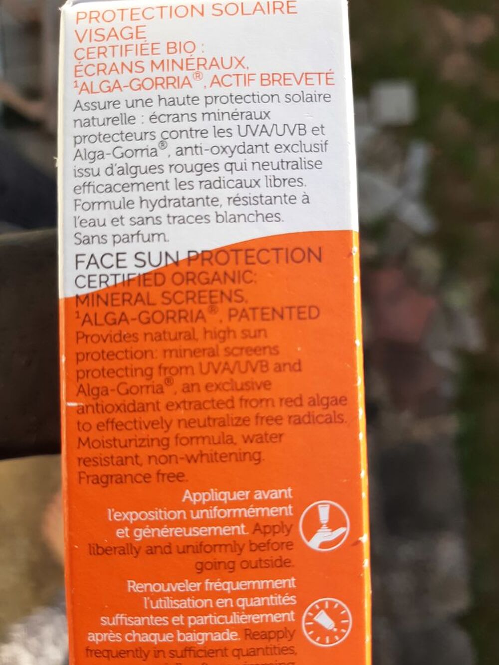 Cr&egrave;me solaire BIO - Haute protection Jardin