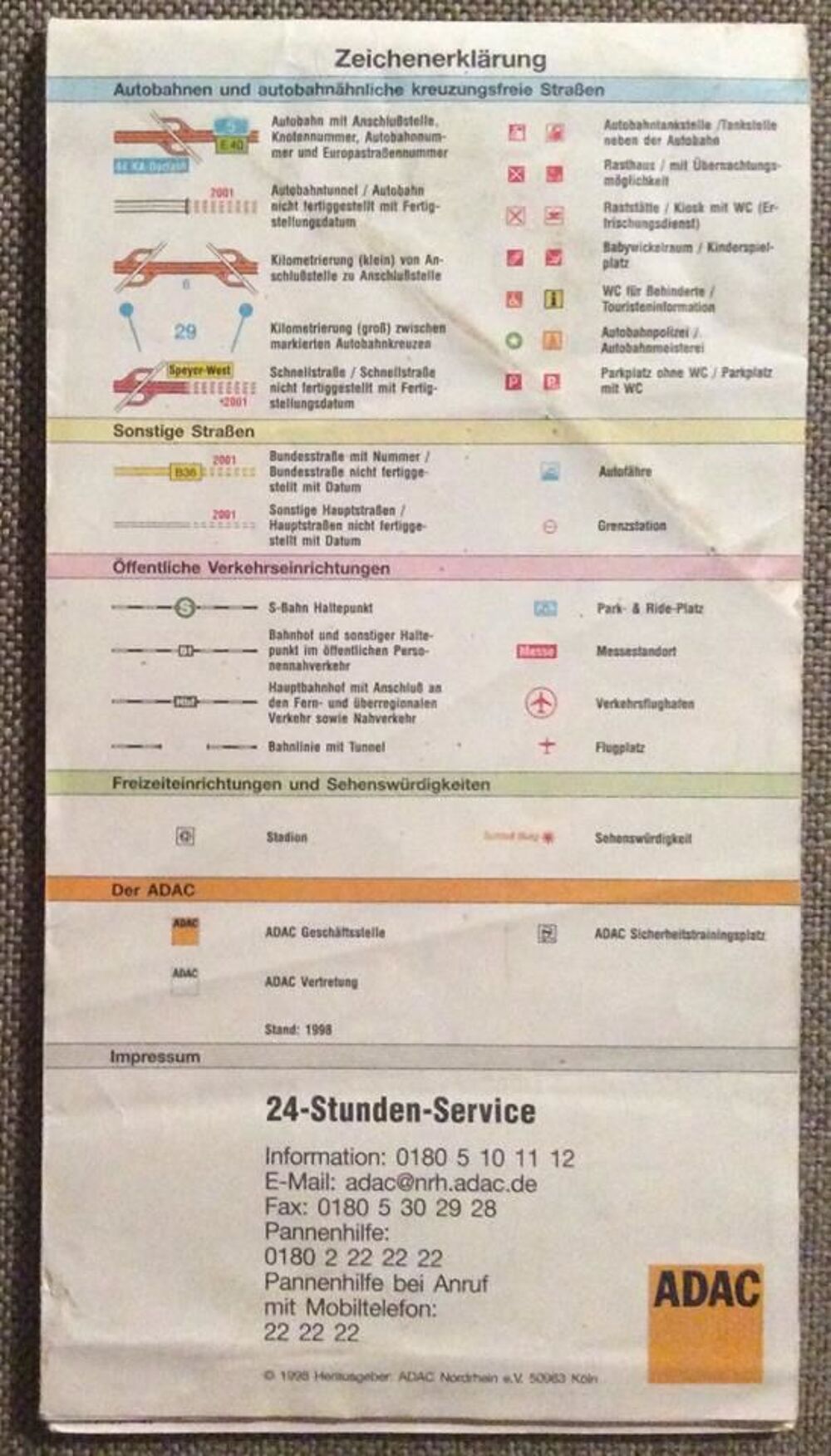 Carte routi&egrave;re Allemagne Rhein Main Neckar (ADAC) Livres et BD