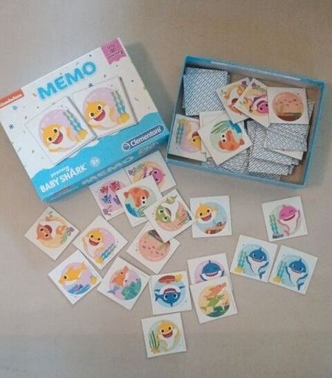 Mémo baby shark Clementoni Beauchamp (95)