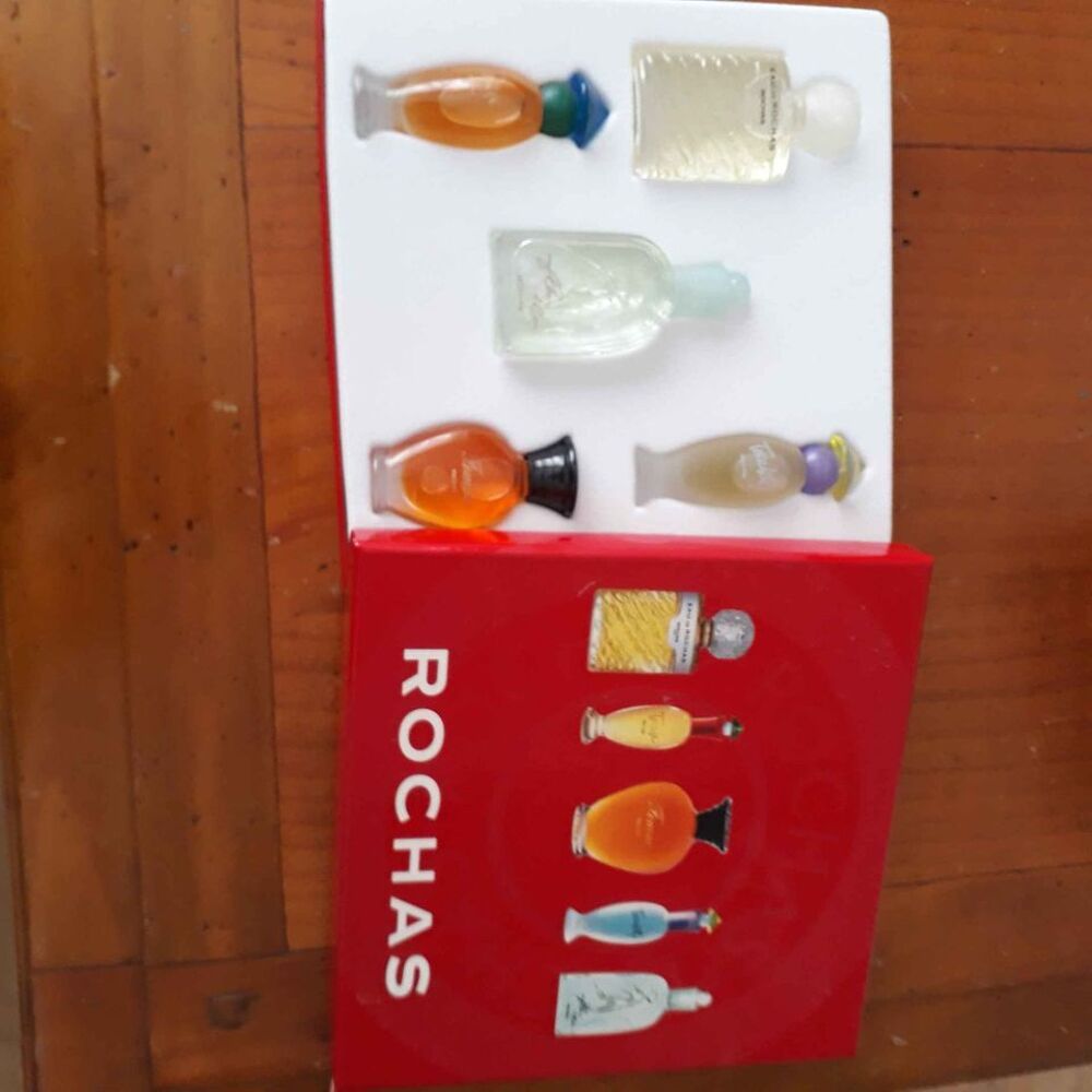 Coffret Rochas minitaures parfum Bijoux et montres