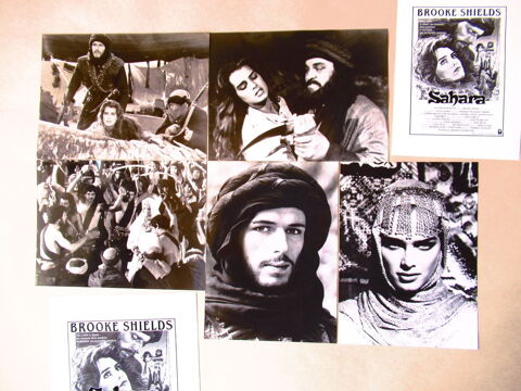 Jeu de 5 photos noire et blanc d'exploitation SAHARA 1983 22 Curtafond (01)