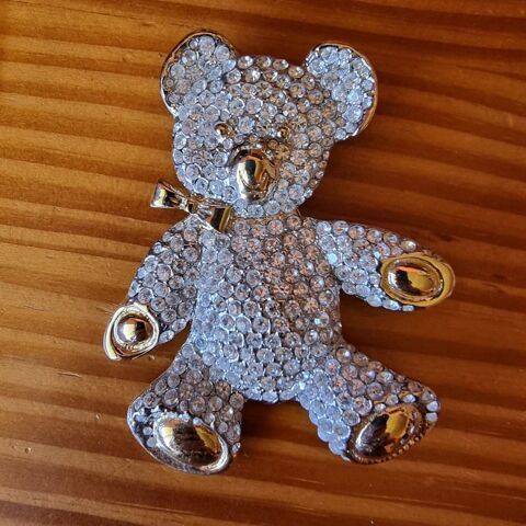 Broche Koala en strass et dorée Lyon 5 (69)