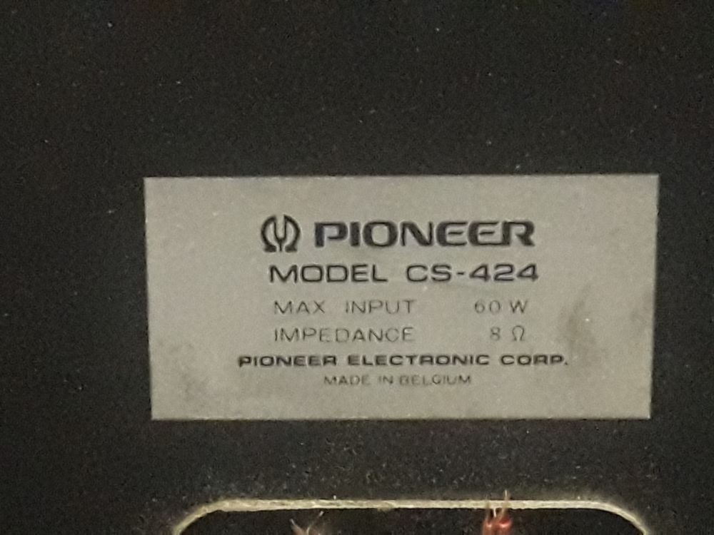 2 enceintes de Marque PIONEER Audio et hifi