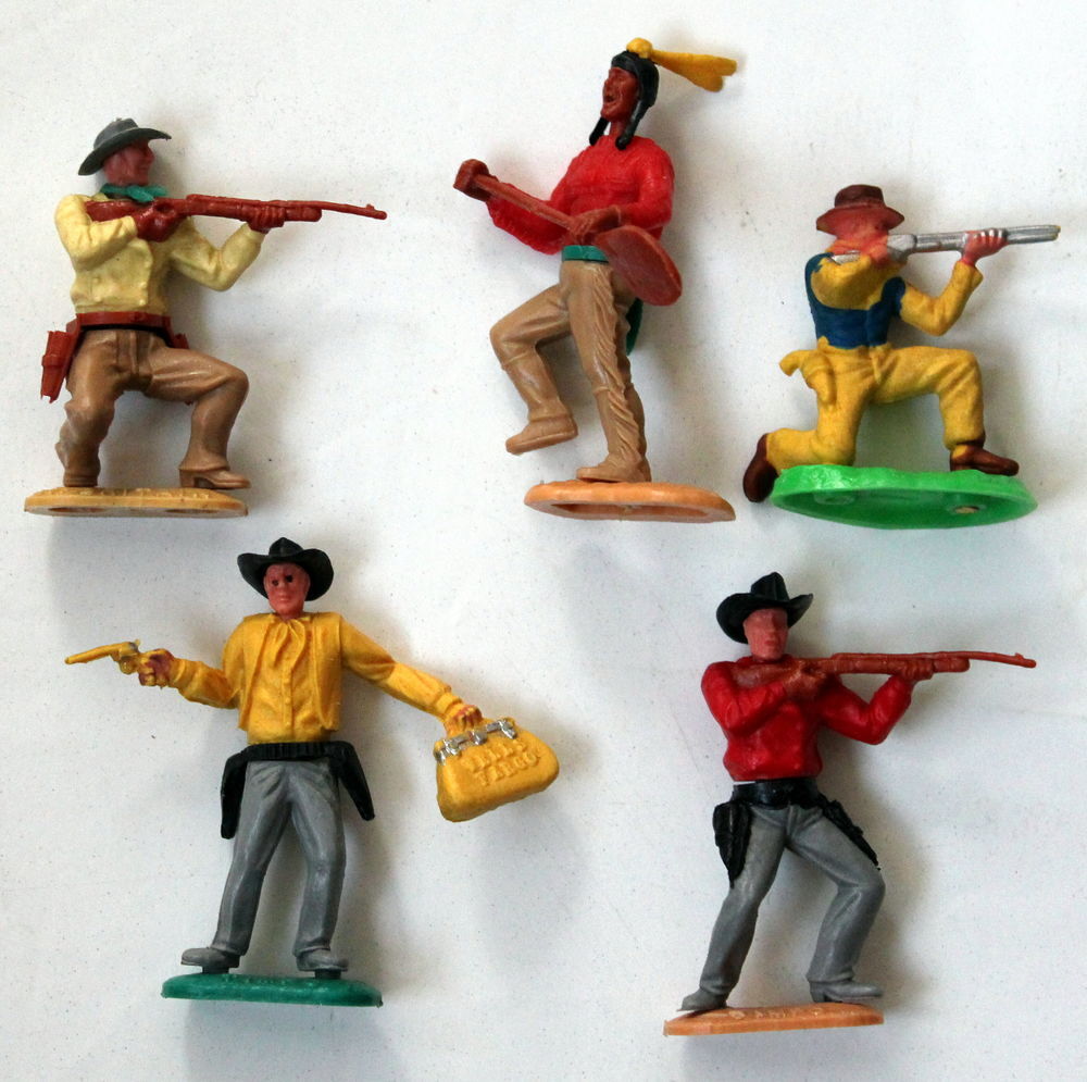 Elastolin Timpo et autres, cowboys et indien Jeux / jouets