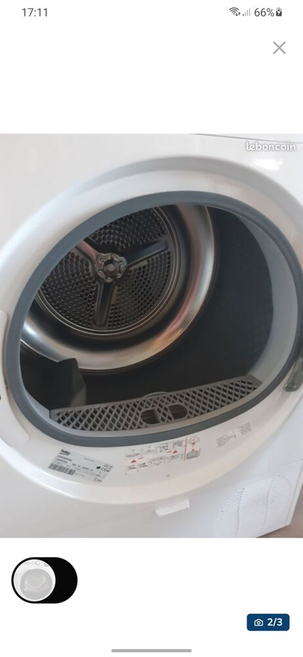 S&egrave;che linge Electroménager
