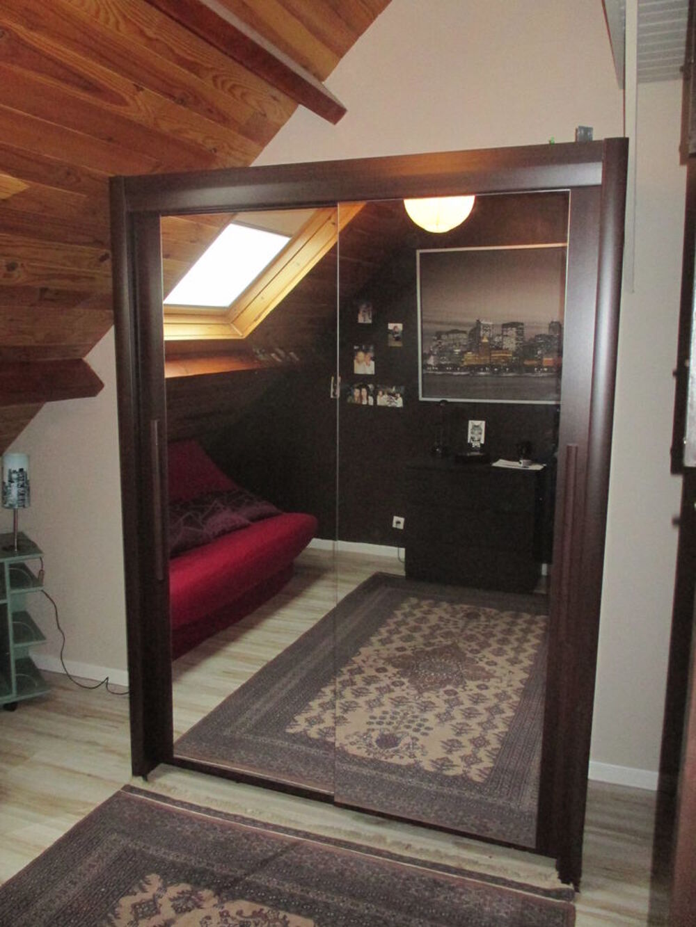 grande armoire de rangement avec porte vitres Meubles