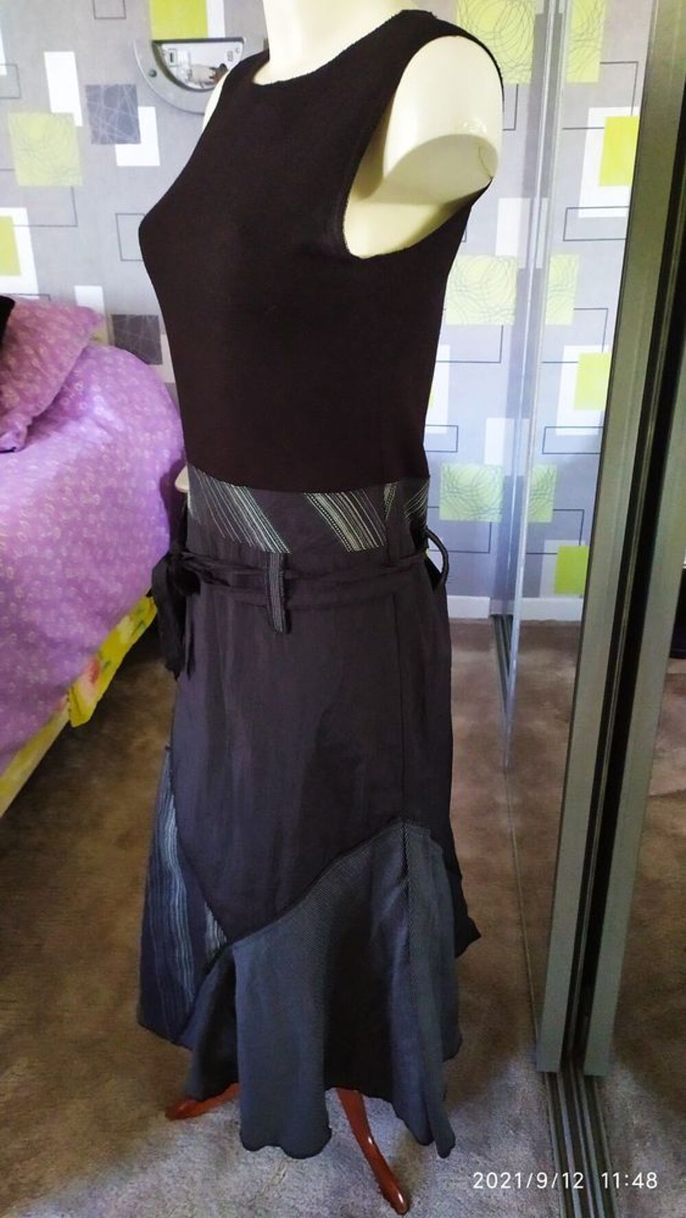 robe noire longue Vêtements