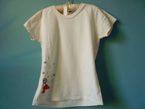 T-shirt ROXY Fille 14 ans TBE Blanc  5 Brienne-le-Chteau (10)