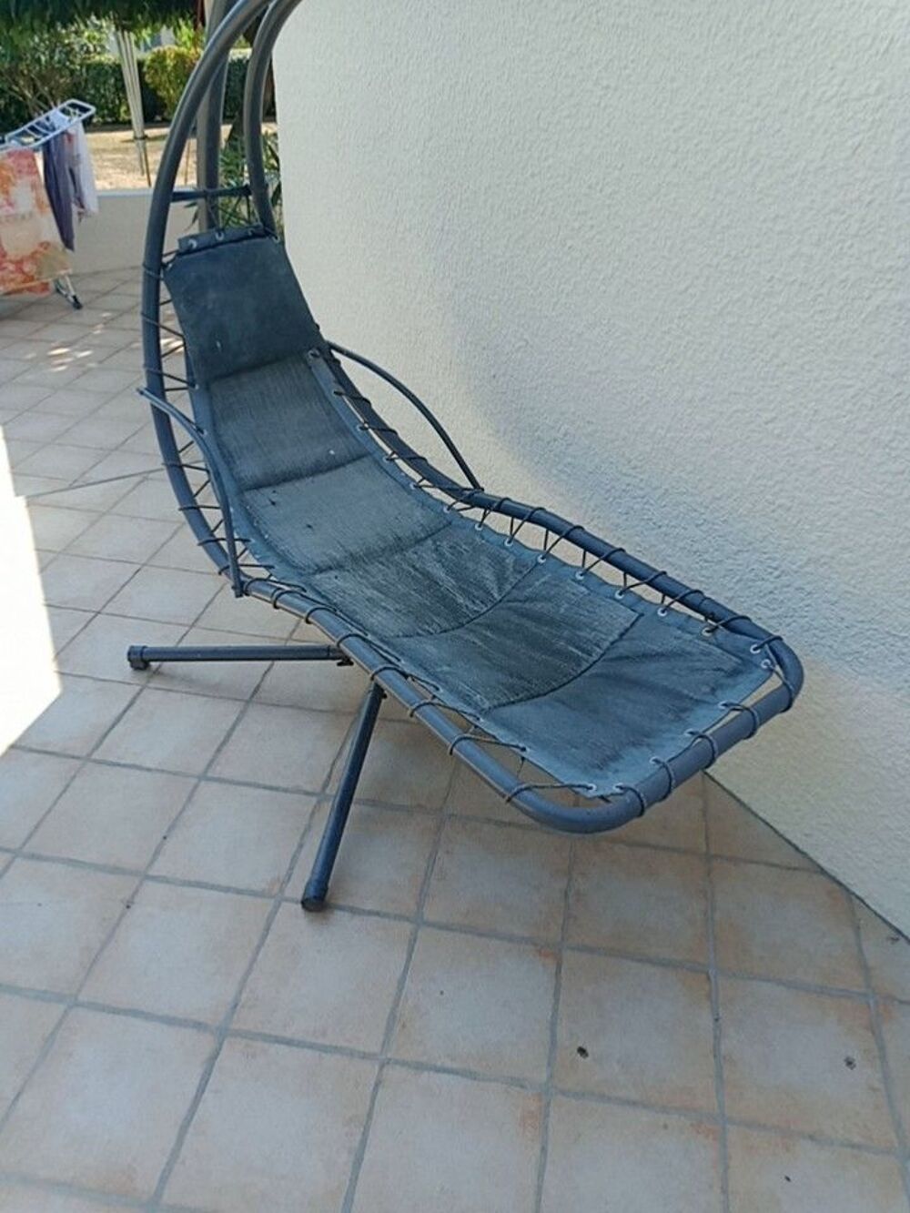 Un bain de soleil transat suspendu Jardin